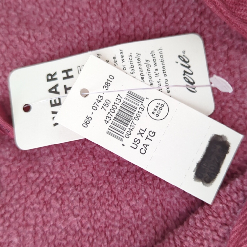 Aerie Red Oh Snap Sweatshirt NWT - Picture 5 of 10
